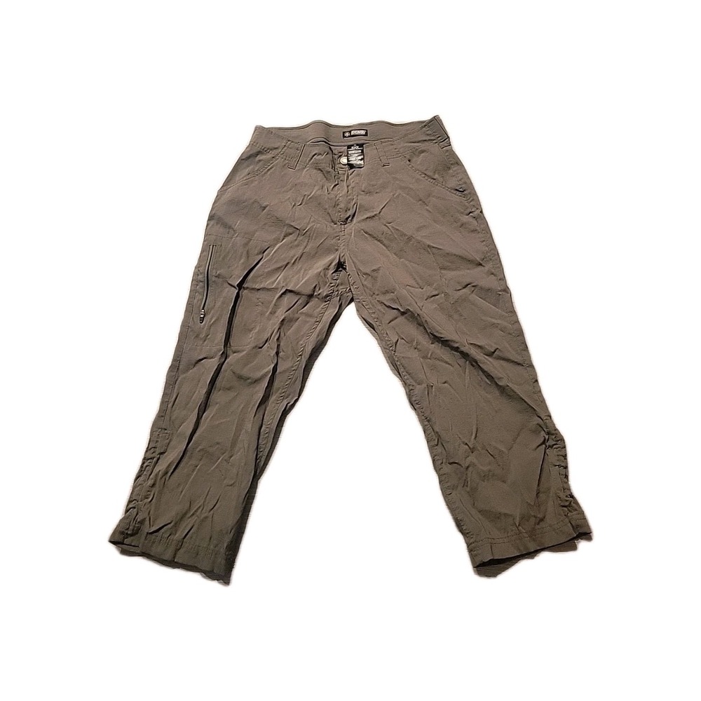 Khombu Packable Khaki Zippered Pockets M Comfort Outdoor Hiking Summer Outdoor